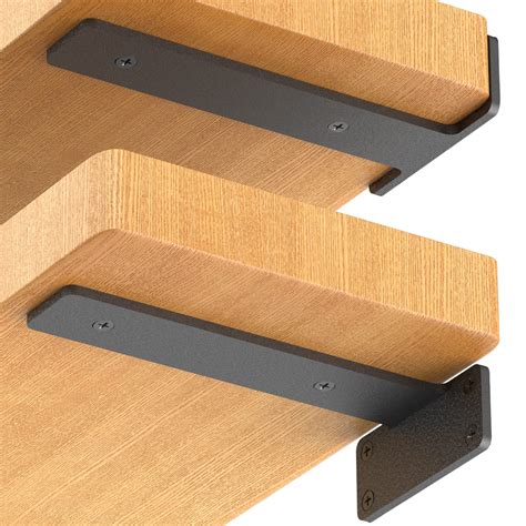 floating shelf metal bracket|floating shelves with strong supports.